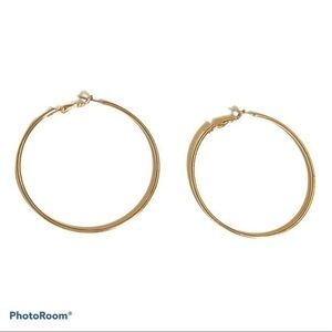 Gold color Metal 2” hoops